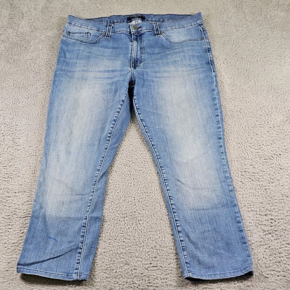 Fidelity Jeans Mens 38 Blue Stretch Denim Torino Texan Slim Fit M5090 Ink Stain